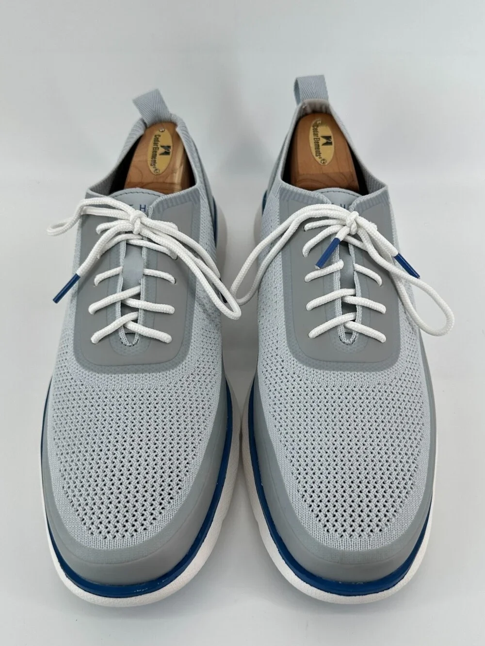 Cole Haan Men's Zerogrand  Omni Lace Up Gray/Blue Casual Sneaker 10M